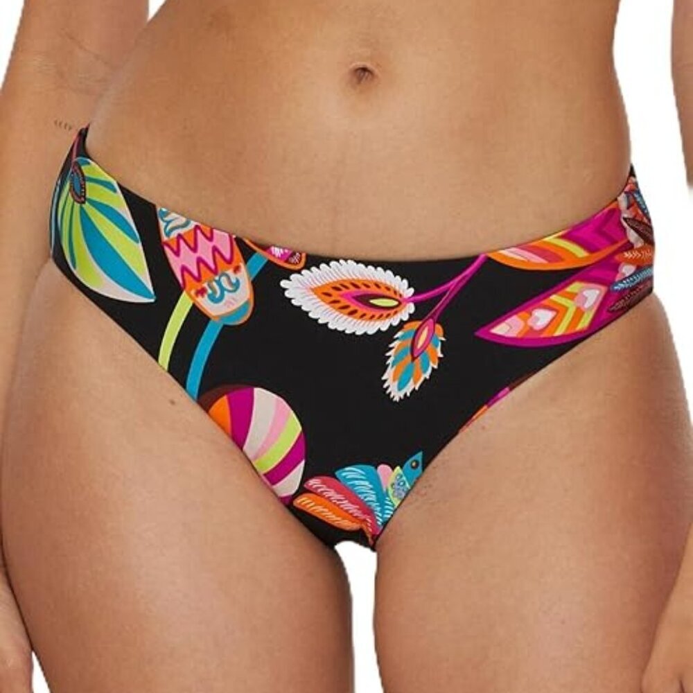 NWT Trina Turk Women's Luminary Hipster Bikini Bottom Reversible 10